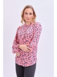 Marks & Spencer Bluzka w kolorze jasnoróżowo-granatowym rozmiar: 34. Niebieskie bluzki damskie Marks & Spencer, bez wzorów, z bawełny, bez kołnierzyka, bez ramiączek. Za 32.90 zł.