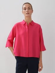 Someday Bluzka w kolorze różowym rozmiar: S. Różowe bluzki damskie Someday, s, bez wzorów, bez kołnierzyka, bez ramiączek. Za 163.95 zł.