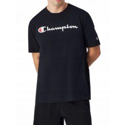 Koszulka T-shirt męski CHAMPION bawełna. Białe t-shirty męskie CHAMPION, m, bez wzorów, z bawełny, bez kołnierzyka. Za 96.00 zł.