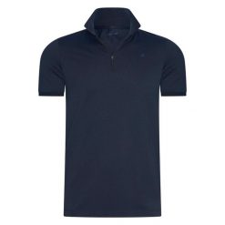 Koszulka polo do jazdy konnej Euro-Star Gino. Niebieskie koszulki polo męskie EURO-STAR, bez wzorów, z materiału, bez ramiączek. Za 352.00 zł.