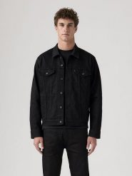 Levi's Kurtka dżinsowa w kolorze czarnym rozmiar: XL. Czarne kurtki męskie Levi's, s, z aplikacjami, bez kaptura. Za 201.08 zł.