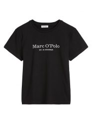 Marc O´Polo Koszulka w kolorze czarnym rozmiar: M. Czarne bluzki damskie m, bez wzorów, z bawełny, bez kołnierzyka, bez ramiączek. Za 83.42 zł.