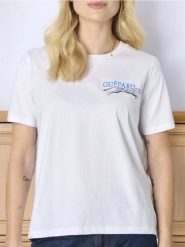 Koszulka z nadrukiem - biały. Białe t-shirty damskie Sinsay, l, bez wzorów, bez kołnierzyka. Za 10.99 zł.