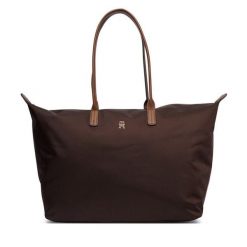 Torebka Tommy Hilfiger. Brązowe torebki klasyczne damskie Tommy Hilfiger, bez wzorów, bez dodatków. Za 449.99 zł.