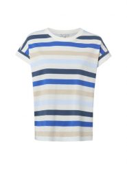 Marie Lund Koszulka Kobiety Bawełna niebieski, XS. Niebieskie t-shirty damskie Marie Lund, xs, bez wzorów, z bawełny, bez kołnierzyka. Za 99.95 zł.