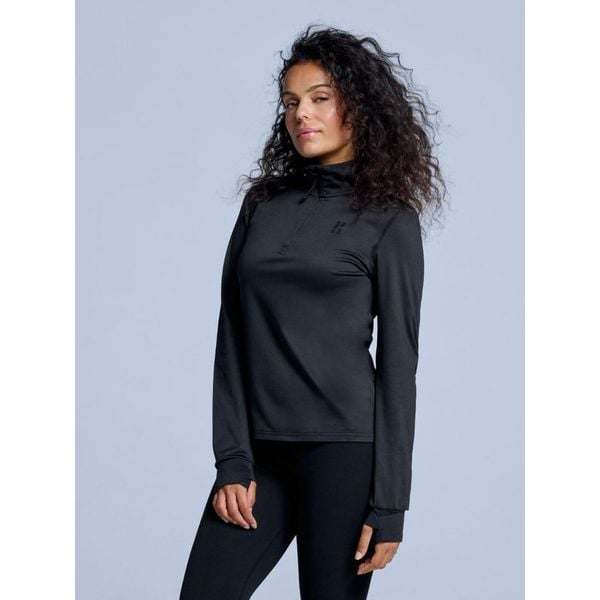 Bluza narciarska - Damskie - Arctic 2.0 - Czarny. Czarne bluzy bez kaptura damskie POEDERBAAS, m, z elastanu. W wyprzedaży za 177.72 zł.