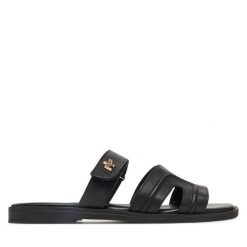 Klapki MEXX. Czarne klapki damskie Mexx, bez wzorów, bez obcasa. Za 139.99 zł.