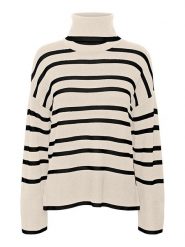 Vero Moda Golf w kolorze beżowo-czarnym rozmiar: XS. Czarne golfy damskie Vero Moda, xs, bez wzorów, z włókna, bez ramiączek. Za 140.95 zł.