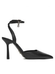 Steve Madden Szpilki Alliance SM11005051 Czarny. Czarne szpilki Steve Madden, bez wzorów, ze skóry, bez obcasa. Za 559.99 zł.