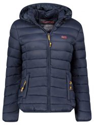 Geographical Norway Kurtka pikowana "Atikolor" w kolorze granatowym rozmiar: onesize. Niebieskie kurtki damskie Geographical Norway, bez wzorów, bez kaptura. Za 149.31 zł.