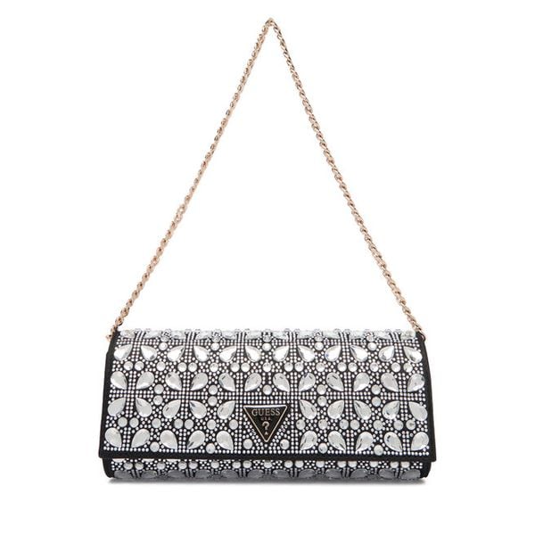 Torebka Guess. Szare torebki klasyczne damskie Guess, z aplikacjami, bez dodatków. Za 719.99 zł.