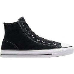 Buty sportowe Converse CONS Chuck Taylor All Star Pro Suede. Czarne buty sportowe na co dzień damskie Converse, bez wzorów, z materiału, na fitness i siłownię. Za 490.00 zł.