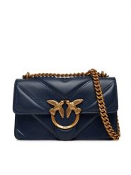 PINKO Torebka Love One Mini Light Dc Al 25-26 PLTT 104550 A2OS Granatowy. Niebieskie listonoszki damskie Pinko, bez wzorów, ze skóry, bez dodatków. Za 1,579.00 zł.