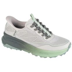 Buty sportowe Sneakersy damskie, Slip-Ins: Switch Back - Mist. Szare buty sportowe na co dzień damskie Skechers, bez wzorów, z materiału. Za 399.99 zł.