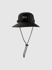 4F Kapelusz trekkingowy bucket hat uniseks - czarny XS/S (56cm). Czarne kapelusze damskie 4f, na lato, bez wzorów. Za 89.99 zł.