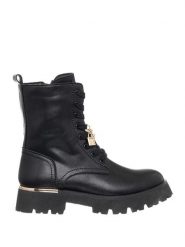 Patrizia Pepe Skórzane botki w kolorze czarnym rozmiar: 37. Czarne botki damskie Patrizia Pepe, bez obcasa, bez zapięcia. Za 456.87 zł.