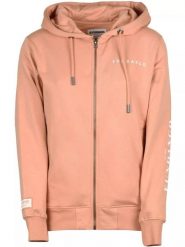 Bluza damska Fundango Neraly z kapturem. Czerwone bluzy sportowe damskie Fundango, m, bez wzorów, z bawełny, bez ramiączek, długie, z kapturem. Za 279.90 zł.