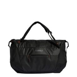 Torba Terrex Multi Duffel 50l. Czarne torby męskie na ramię Adidas, bez wzorów, z materiału, na ramię. Za 349.00 zł.