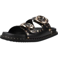 Sandały CARMELA 163056C Czarny. Czarne obuwie trekkingowe damskie Carmela, bez wzorów, ze skóry, bez obcasa. Za 318.99 zł.
