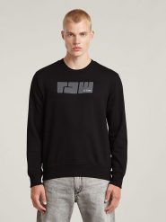 G-Star Bluza w kolorze czarnym rozmiar: L. Czarne bluzy bez kaptura męskie G-Star, l. Za 136.13 zł.