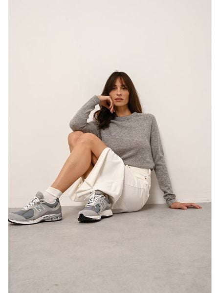 Just Cashmere Kaszmirowy sweter "Jane" w kolorze szarym rozmiar: L. Szare swetry klasyczne damskie Just Cashmere, l, z kaszmiru, bez kołnierzyka. Za 291.51 zł.