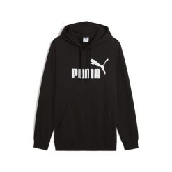 Męska bluza z kapturem Essentials z logo No. 1 PUMA Black. Czarne bluzy z kapturem męskie Puma, m, prążkowane. Za 229.00 zł.