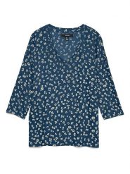 Vero Moda Sweter w kolorze niebieskim rozmiar: S. Niebieskie swetry klasyczne damskie Vero Moda, s, bez kołnierzyka. Za 56.79 zł.