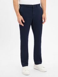Tommy Hilfiger spodnie chino - Denton Mężczyźni Bawełna niebieski, 32-30. Niebieskie spodnie materiałowe męskie Tommy Hilfiger, bez wzorów, z bawełny. Za 499.95 zł.