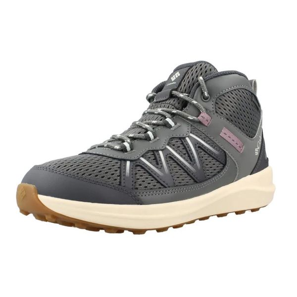 Buty COLUMBIA 2108261CB Szary. Szare buty trekkingowe męskie Columbia, ze skóry, bez zapięcia, trekkingowe. Za 286.99 zł.