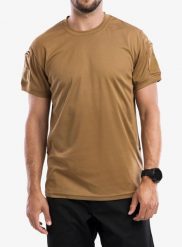 Koszulka bushcraft męska Helikon-Tex Tactical T-Shirt - TopCool Lite. Brązowe bielizna termoaktywna męska HELIKON-TEX, m, bez wzorów, z materiału, bez kołnierzyka. Za 109.99 zł.