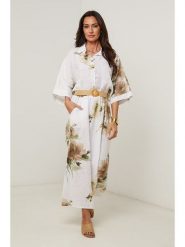 Le Monde du Lin Lniana spódnica w kolorze białym rozmiar: 38/40. Białe spódniczki damskie Le Monde du Lin, bez wzorów, ze lnu, maxi. Za 143.99 zł.