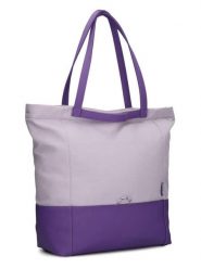 Zwei Shopper bag "Fiorella FI200" w kolorze fioletowym - 44 x 38 x 19 cm rozmiar: onesize. Różowe shopper bag damskie Zwei, bez wzorów, z materiału, na ramię, bez dodatków. Za 197.63 zł.
