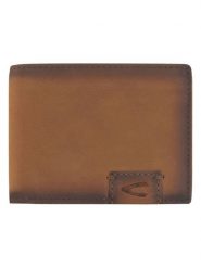 Camel Active Skórzany portfel "Dallas" w kolorze jasnobrązowym - 11 x 8,7 x 1,5 cm rozmiar: onesize. Brązowe portfele męskie Camel Active, bez wzorów, z materiału. Za 86.99 zł.