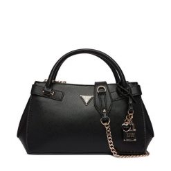 Torebka Guess. Czarne torebki klasyczne damskie Guess, z aplikacjami, bez dodatków. Za 679.99 zł.
