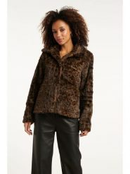 Smashed Lemon Kurtka przejściowa w kolorze brązowym rozmiar: M. Brązowe kurtki damskie Smashed Lemon, m, bez wzorów, bez kaptura. Za 165.99 zł.
