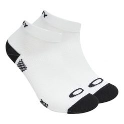 Skarpety unisex Oakley Ribbed Ellipse Short Socks. Białe skarpetki męskie Oakley, bez wzorów. Za 65.55 zł.