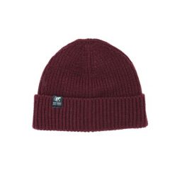 Czapka dzianinowa – z obszyciem / rozmiar uniwersalny (bordowa). Czerwone czapki męskie SURF MONKEY, bez wzorów, z dzianiny, sportowe. Za 119.95 zł.