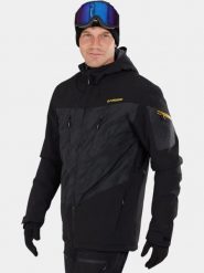 Kurtka Narciarska Męska Fundango Privet Allmtn. Czarne kurtki narciarskie i snowboardowe damskie Fundango, m, bez wzorów, z materiału, bez kaptura, narciarskie. Za 749.00 zł.