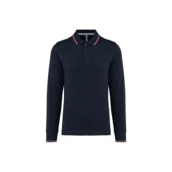 Koszulka polo pique z długim rękawem Kariban. Czerwone koszulki męskie z długim rękawem KARIBAN, xl, bez wzorów, z bawełny, bez ramiączek. Za 189.00 zł.