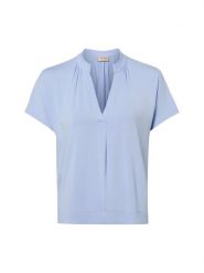 MOS MOSH Koszulka - MMShira Kobiety wiskoza niebieski, M. Niebieskie t-shirty damskie Mos Mosh, m, bez wzorów, z wiskozy, bez kołnierzyka. Za 169.95 zł.