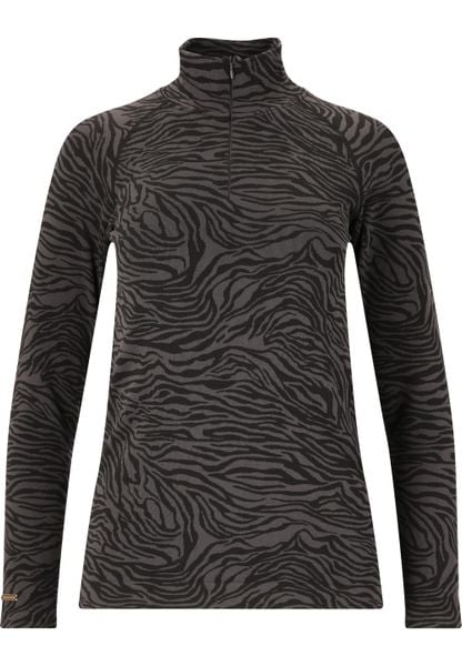 Koszulka damska z długimi rękawami Athlecia Anana. Niebieskie bluzki sportowe damskie Athlecia, l, z materiału, bez kołnierzyka, bez ramiączek. Za 115.50 zł.