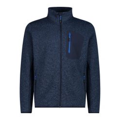 Bluza męska turystyczna CMP 34H2607. Niebieskie bluzy z kapturem męskie CMP, m, z materiału. Za 283.00 zł.