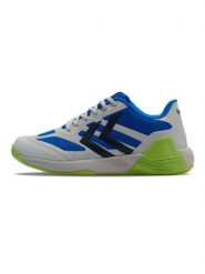 Buty halowe Hummel Algiz V. Niebieskie buty sportowe na co dzień damskie HUMMEL, bez wzorów, z gumy, do piłki ręcznej. Za 541.80 zł.