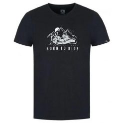 T-shirt męski Loap Ballu czarny. Czarne t-shirty męskie Scarpa, m, bez wzorów, z bawełny, bez kołnierzyka. Za 126.99 zł.