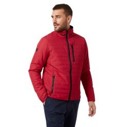 Kurtka uniwersalna męska Helly Hansen Insulator. Czerwone kurtki męskie Helly Hansen, m, bez wzorów, z syntetyku, sportowe, bez kaptura. Za 933.00 zł.