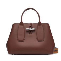Torebka Longchamp. Brązowe torebki klasyczne damskie Longchamp, bez wzorów, bez dodatków. Za 2,349.00 zł.