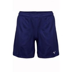 Spodenki do badmintona dla dorosłych Victor 4866. Niebieskie szorty męskie VICTOR, bez wzorów, z materiału. Za 109.99 zł.