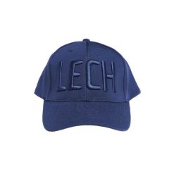 Czapka z daszkiem Lech Poznań. Czapki męskie KKS LECH POZNAŃ, bez wzorów, sportowe. Za 59.99 zł.