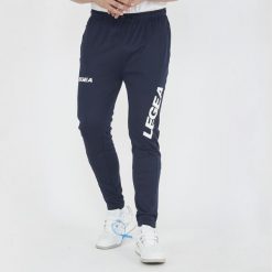 Spodnie treningowe outdoor Bogota niebieskie. Niebieskie spodnie sportowe damskie Legea, s, z bawełny, na fitness i siłownię. Za 72.00 zł.