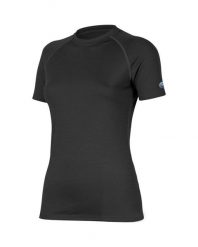 Koszulka termoaktywna merino dla kobiet ALEA. Czarne bielizna termoaktywna damska LASTING, xl, bez wzorów, z dzianiny. Za 462.60 zł.